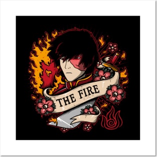 Fire Tattoo Posters and Art